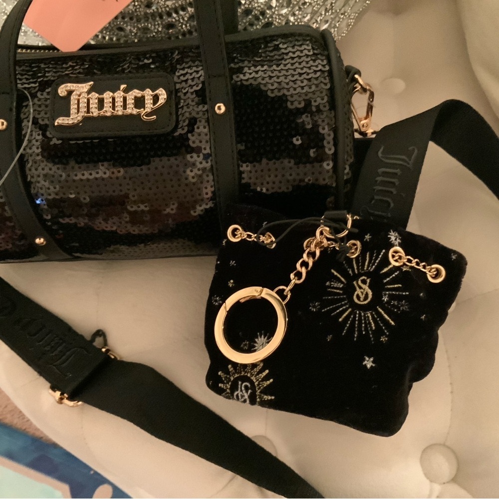 Juicy Couture Black Sequin Women's Bag